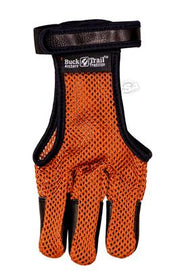 BUCK TRAIL SAFARI MESH FULL PALM LEATHER FINGERTIPS SHOOTING GLOVE