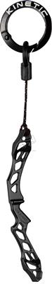 KEY RING CNC MINI INVINSO ANODIZED BLACK RISER